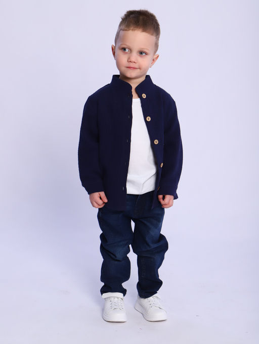 РБ016 Рубашка Муслин (синий) - Милаша фото 9