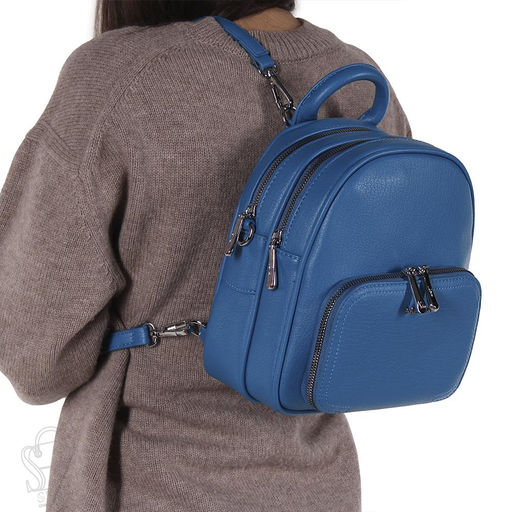 Рюкзак женский 670100 blue Velina Fabbiano-Safenta/30 в Новосибирске