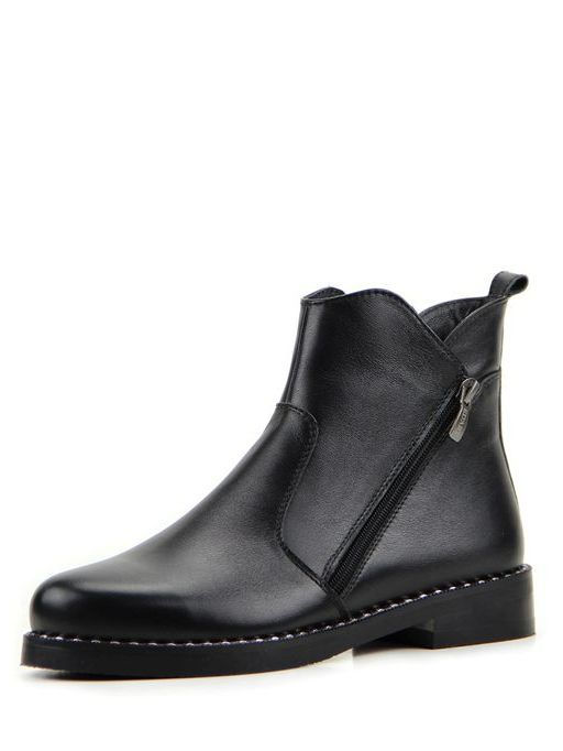 Ботинки EDART 221.vena10. black/шерсть