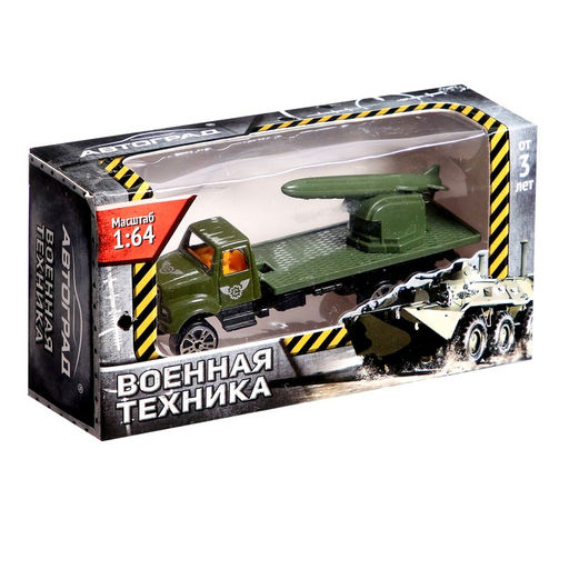 Машинка металлическая «Военная техника», масштаб 1:64, МИКС