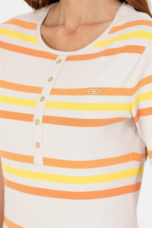 Женская футболка с круглым вырезом в виде плитки Неожиданная скидка в корзине - U.s. polo assn фото 7