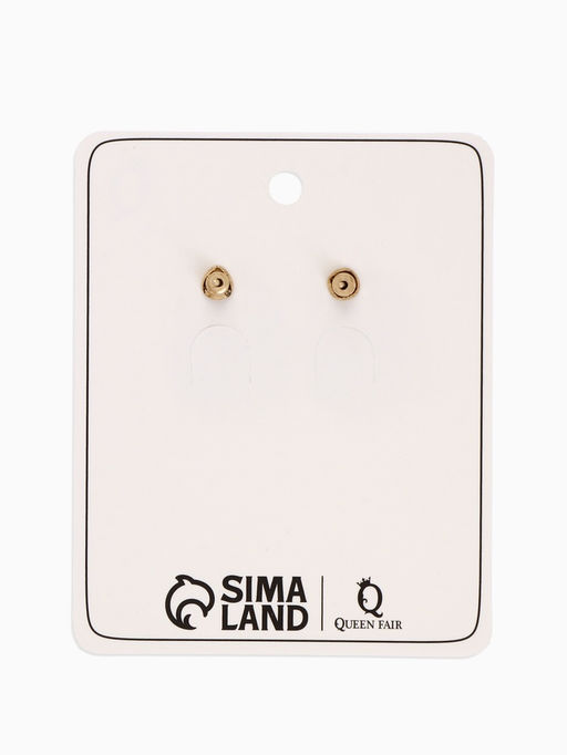 Цена за 2 шт. Серьги металл "Ракушки", цвет золото