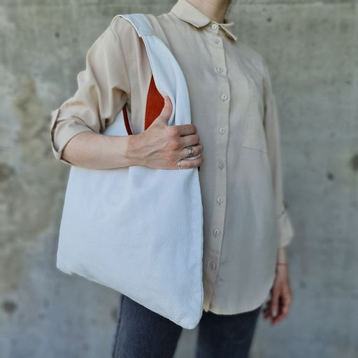 Женская мягкая сумка хобо с косметичкой из эко кожи 0105-23 - Cidirro фото 4