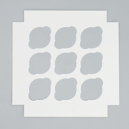 Цена за 5 шт. Коробка складная на 9 капкейков с окном «Тёплых праздников!», 25 х 25 х 10 см