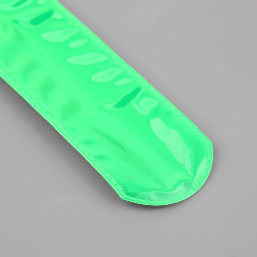 Цена за 9 шт. Светоотражающий слэп-браслет, самофиксирующийся, 22×3 см, цвет МИКС