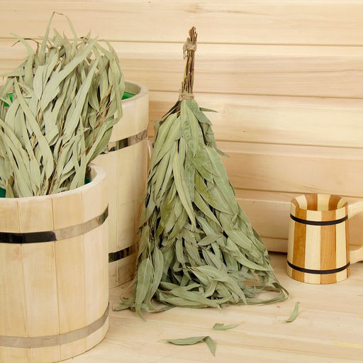 Веник для бани, эвкалиптовый, 53 (±2) см, «Добропаровъ»