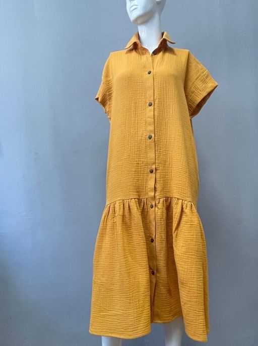 МУСЛИН, Платье на пуговицах - Knitka wear фото 3