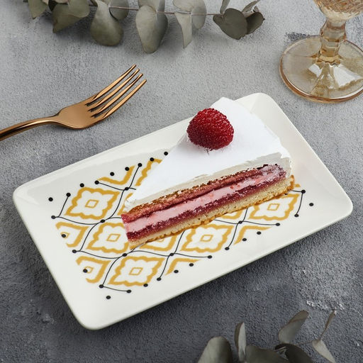 Блюдо керамическое «Орнамент», 20.5×12.5×1.8 см