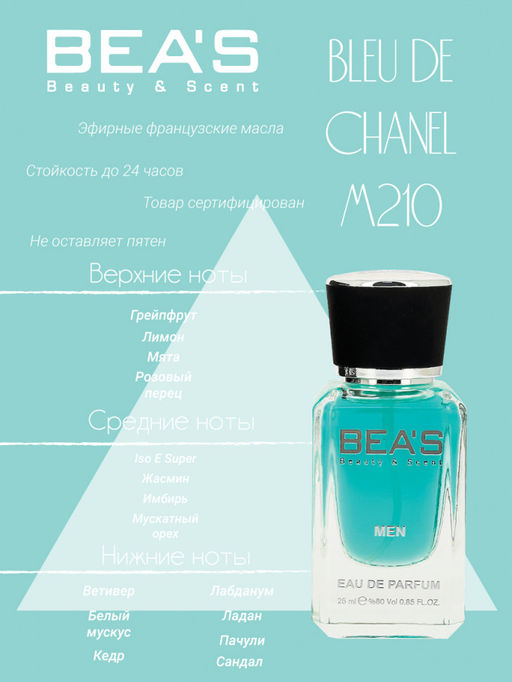 Парфюм Beas 25 ml M 210 Men  фото 2
