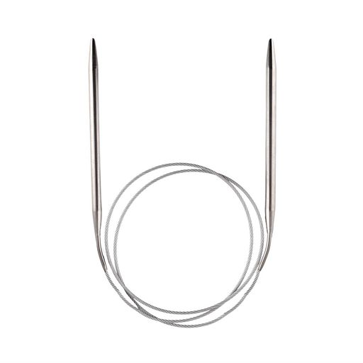 Спицы GAMMA круговые MKG сталь d 6.0 мм 80 см 1 шт с металлической леской фото 4