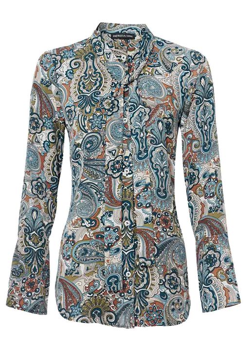 Блузка, пестрая - Patrizia dini фото 2