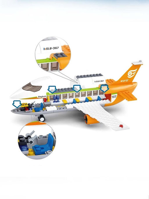 Конструктор «Международный аэропорт», 678 деталей