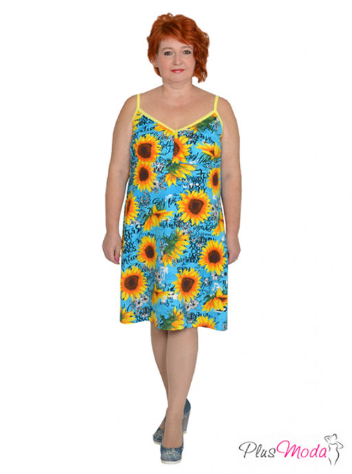 Сорочка Модель №1211 размеры 44-84 - Plusmoda фото 4