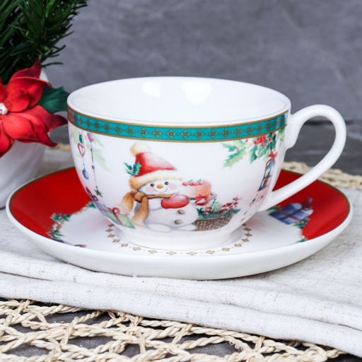 Чайный набор 12 предметов 250 мл / 17-113# /уп 6/ Новогодний АКЦИЯ - Галеонтрейд фото 3