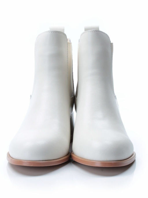 01-PCT163-2 Ботинки Челси демисезонные женские (натуральная кожа, байка) - Фабричный китай фото 8