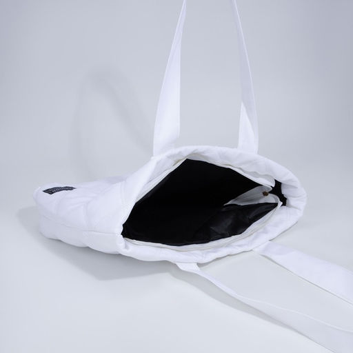 Сумка-шопер на молнии, цвет белый - Simaland фото 6