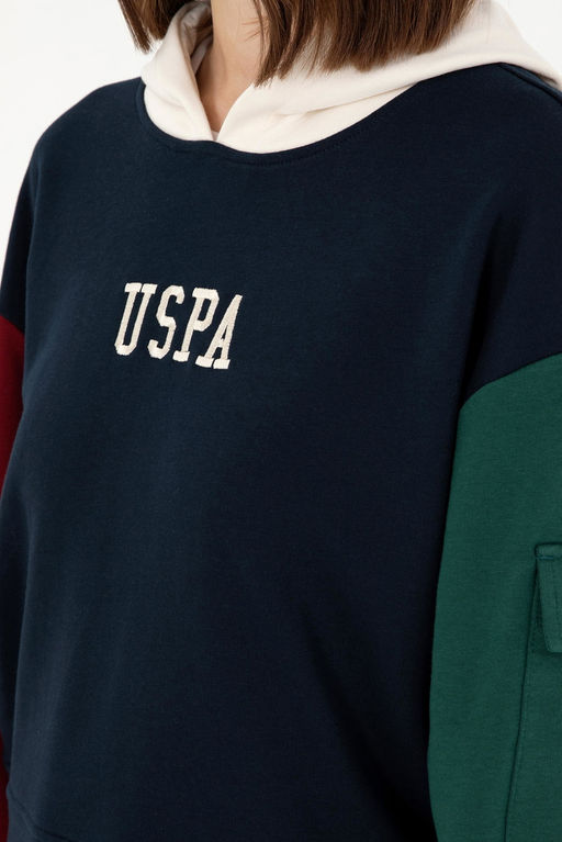 Женский темно-синий свитшот Неожиданная скидка в корзине - U.s. polo assn фото 7