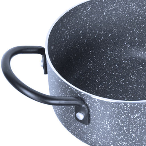 25708 Кастрюля 14см 1л с/кр мрам/кр АП MB (х6) - Mayer&boch фото 2