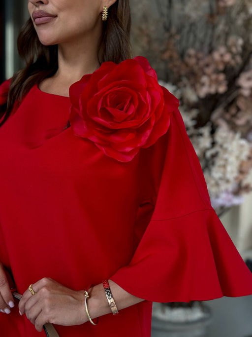 Платье DilanaVIP 2075-Р красный