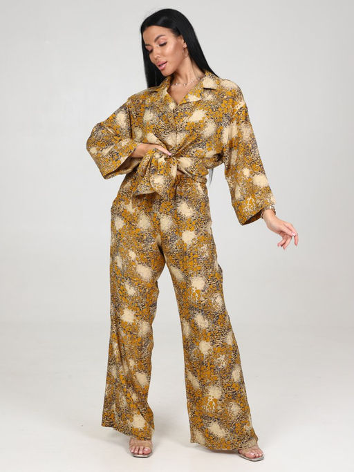 775 ЖЕНСКИЙ КОСТЮМ (брюки) (Желтый) - А-дина фото 2