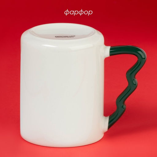 Кружка новогодняя Доляна «Веселый дедушка», 400 мл, 12.5×8.5×10.7 см