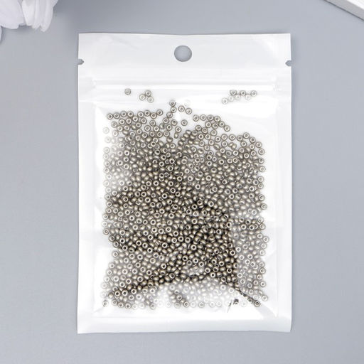 Бисер стекло 11/0 Металлик. Светлая бронза 10 гр - Simaland фото 3