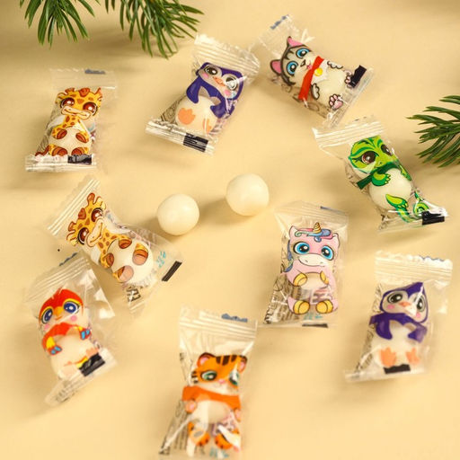 Жевательная резинка Новогодний марафон жеваний, вкус: тутти-фрутти, 50 г. - Simaland фото 2