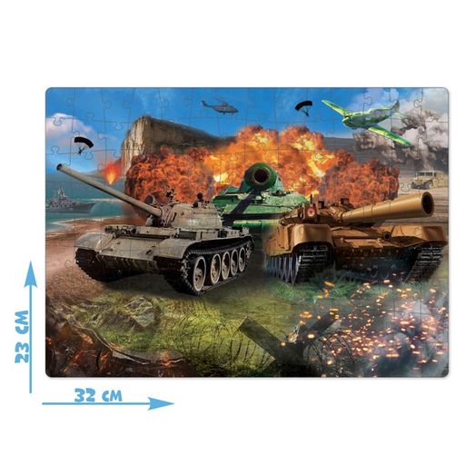 Пазл Военная техника, 104 элемента - Puzzle time фото 2