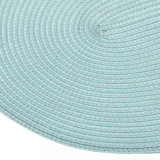 Салфетка под горячее (термосалфетка) Овальная 45х30см, ПВХ, цвет - аквамарин (Китай) - Домашняя мода фото 3