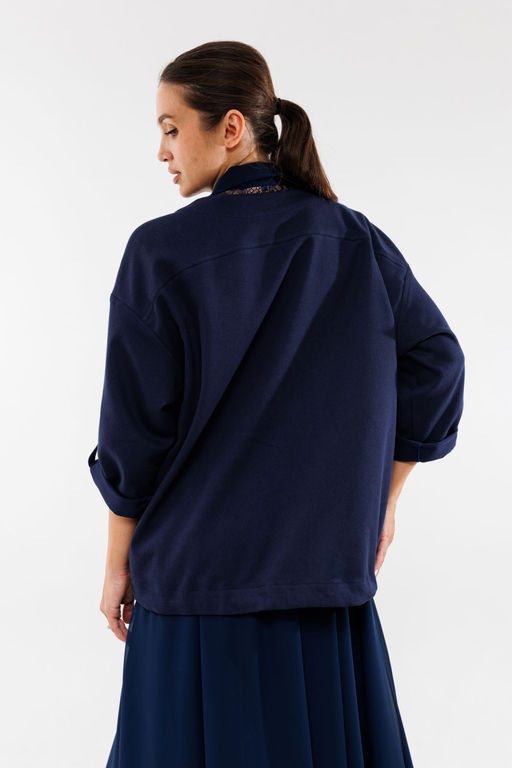 Бомбер AMORI 2162 темно-синий  фото 2