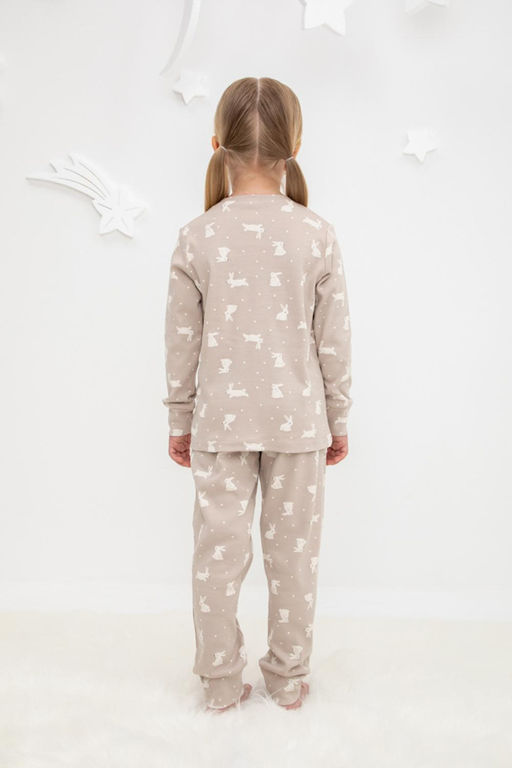Crockid _ К 1552/зайки на бежевом пижама дет  фото 3