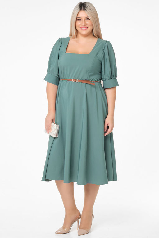 Платье Luxury Moda 1253 бирюза