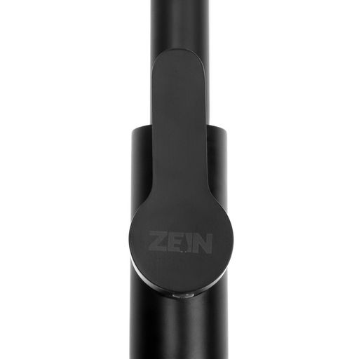 Смеситель для кухни ZEIN Z2941, выдвижная лейка 2 режима, картридж 35 мм, нерж. сталь, черный