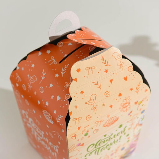 Цена за 5 шт. Пасхальная коробочка Светлой Пасхи с вербой!, 17 х 17 х 26 см - UPAK LAND фото 4