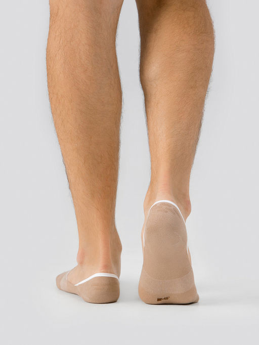 Цена за 5 пар! Подследники мужские бежевые - Mark formelle фото 3