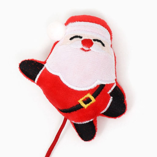 Игрушка-дразнилка для кошек Дед мороз, с бубенчиком - Пижон фото 4