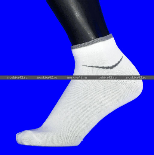 Цена за 10 пар. Носки женские спортивные с крапивой и эластаном арт. А-1 БЕЛЫЕ 36-41 - Дружба фото 2
