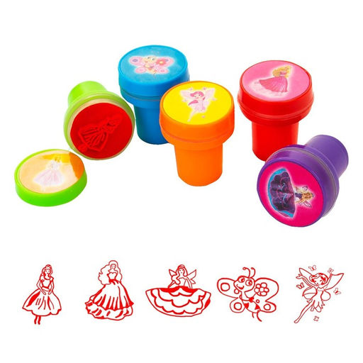 Цена за 2 шт. Печать цветная «Принцессы», набор 5 шт., МИКС