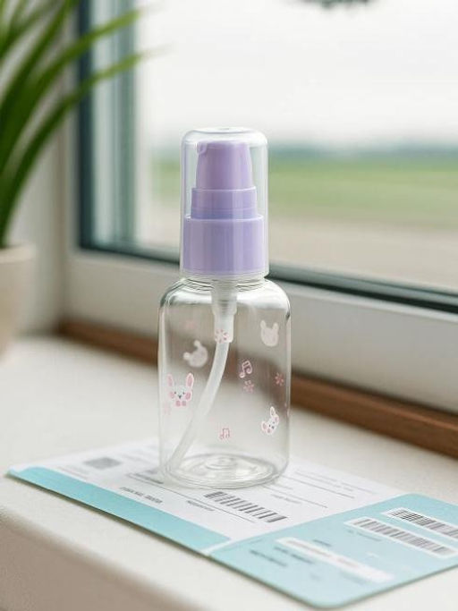 Дорожная бутылочка "Animal aloha hare", purple (50 ml)