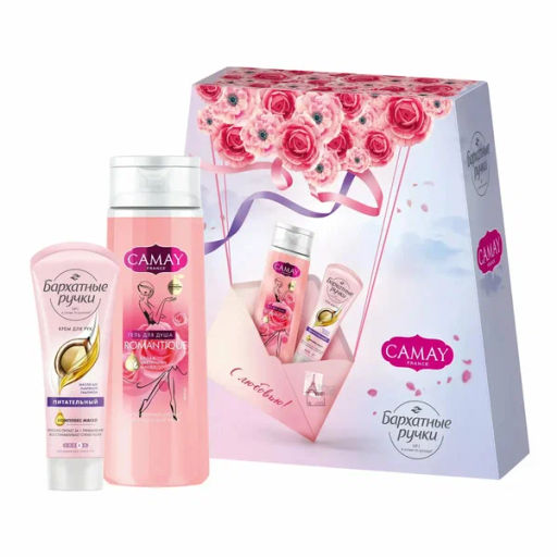 КАМЕЙ+БАРХАТНЫЕ РУЧКИ набор "Красота и Уход" (250мл+80мл)
