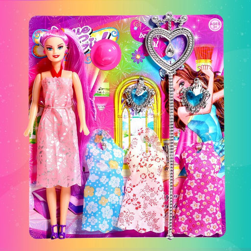 Кукла-модель «Оля» с аксессуарами, МИКС