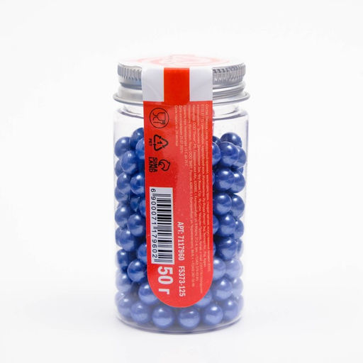 Кондитерская посыпка шарики 7 мм, синий, 50 г - Simaland фото 3