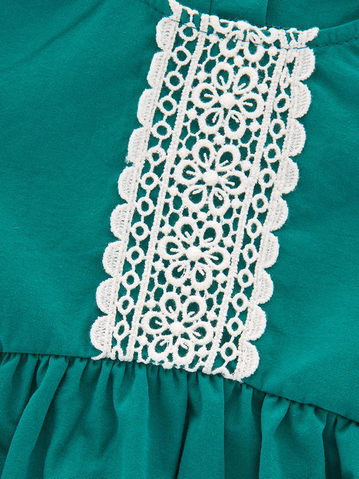 Платье для девочки нарядное праздничное в садик UD 7529 изумруд - Mini maxi фото 6