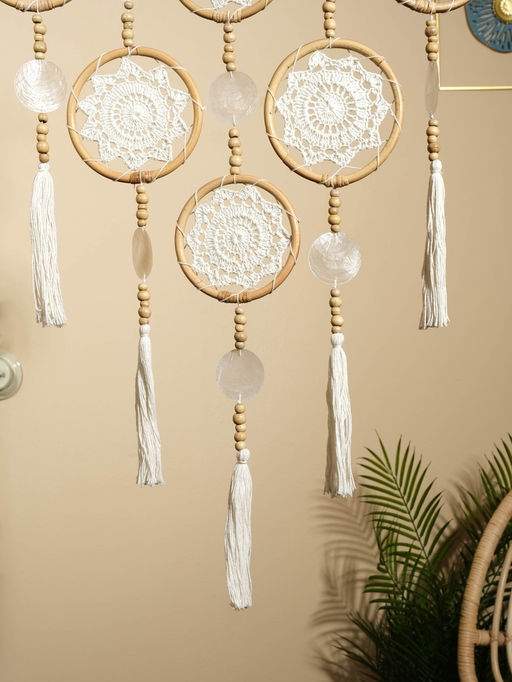 Ловец снов «Мечты», 50×2×100 см, текстиль, ротанг