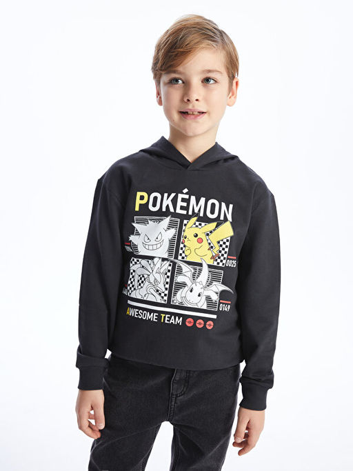 Pokemon Bask?l? Erkek ?ocuk Hoodie - Waikiki фото 3