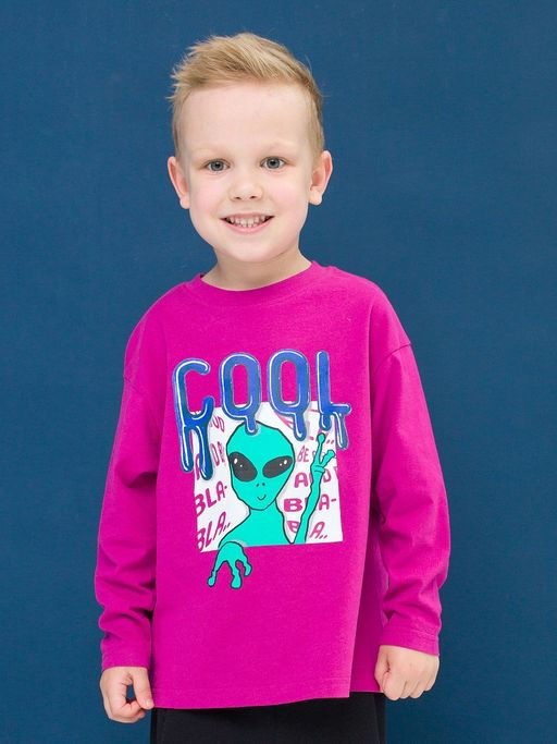 PELICAN, джемпер для мальчиков, Малиновый