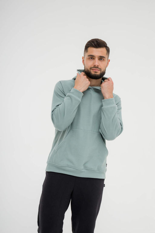 Толстовка с капюшоном Velours, мята - Knitka wear фото 3