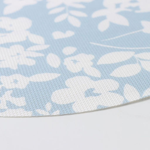 Набор салфеток сервировочных Доляна Акварель. Круг, 4 шт, d=38 см, цвет голубой  фото 4