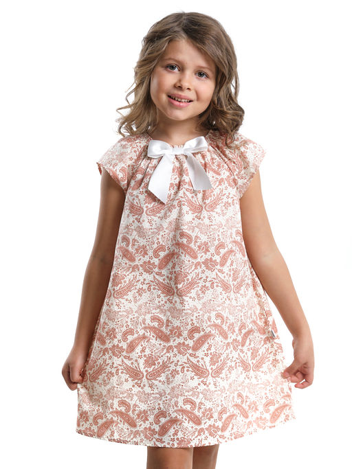 Платье летнее праздничное UD 7898 узоры терракот - Mini maxi фото 4