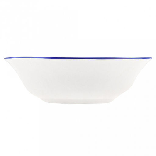 Салатник фарфоровый Озеро 360мл, д14,5см, h4,5см, круглый, отводка краской (Россия) - Домашняя мода фото 4